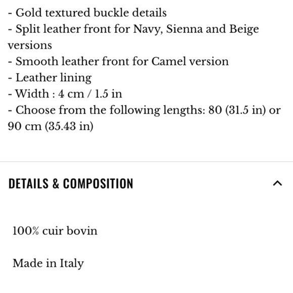 (RARE) NWT Sézane Artemis Belt in Bottle Green - Picture 9 of 9